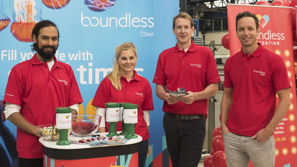 Boundless charity day Brighton station